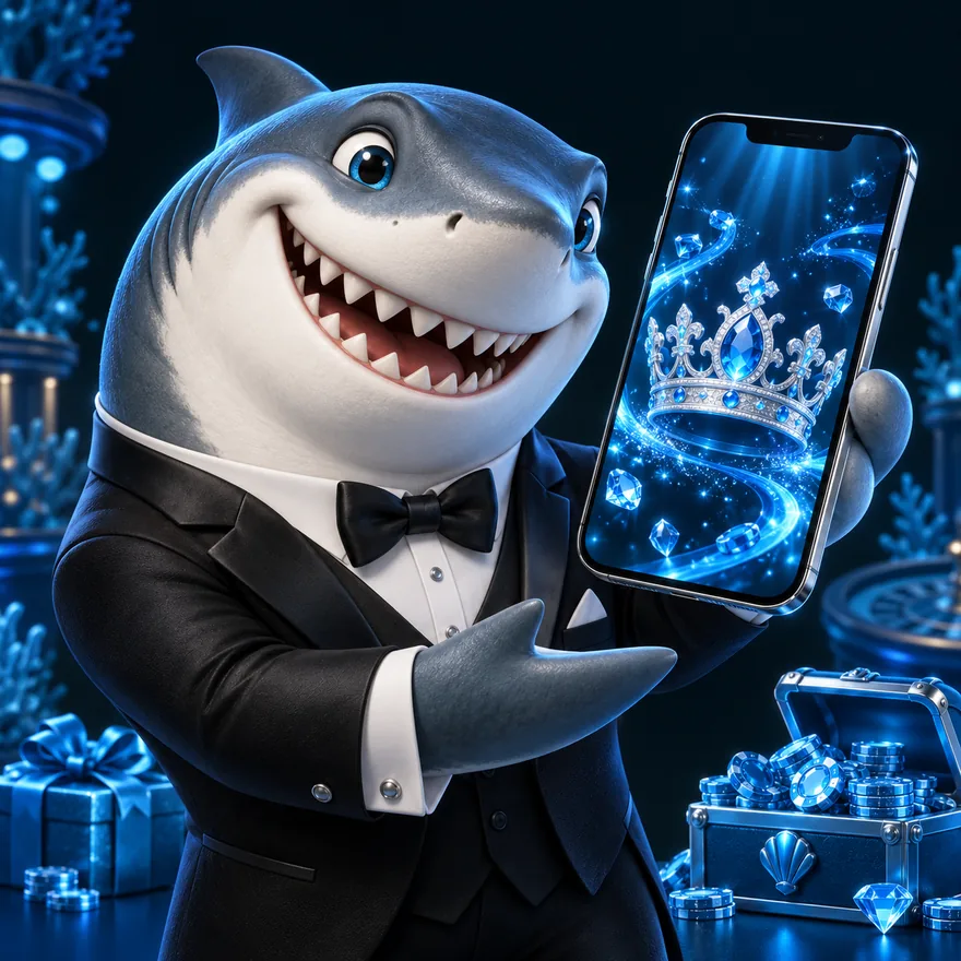 Smartphone with crown — Winshark Casino