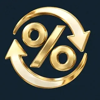 Percent cycle icon — Winshark Casino