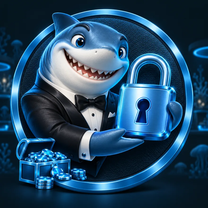 Padlock emblem — Winshark Casino