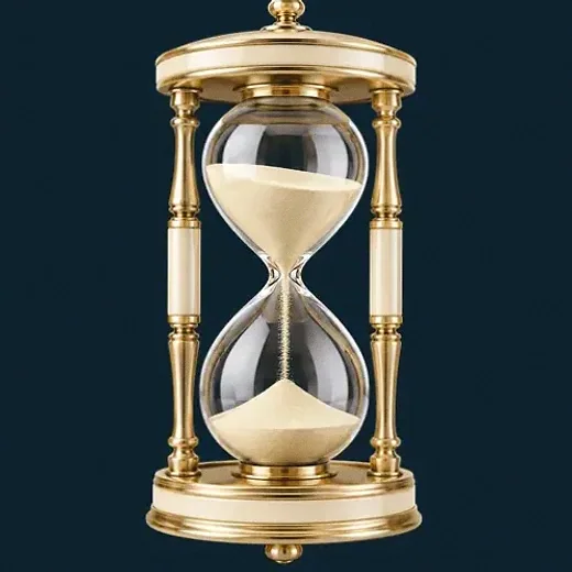 Ornate hourglass — Winshark Casino