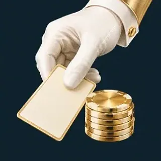 Hand dealing card — Winshark Casino