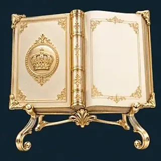 Ornate open book — Winshark Casino