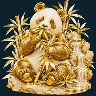 Panda eating bamboo — Winshark Casino